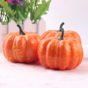 New Simulation Small Pumpkin Foam Mini Halloween Orange Pumpkin Decoration