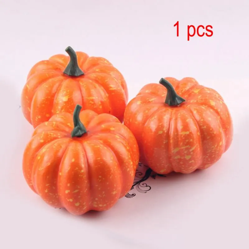 New Simulation Small Pumpkin Foam Mini Halloween Orange Pumpkin Decoration