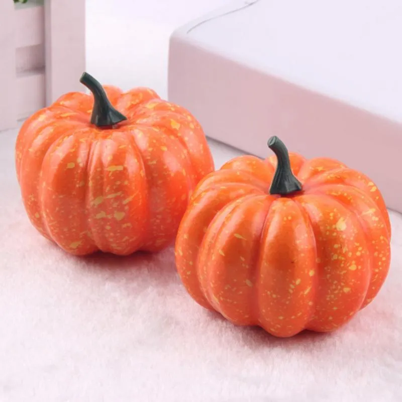 New Simulation Small Pumpkin Foam Mini Halloween Orange Pumpkin Decoration