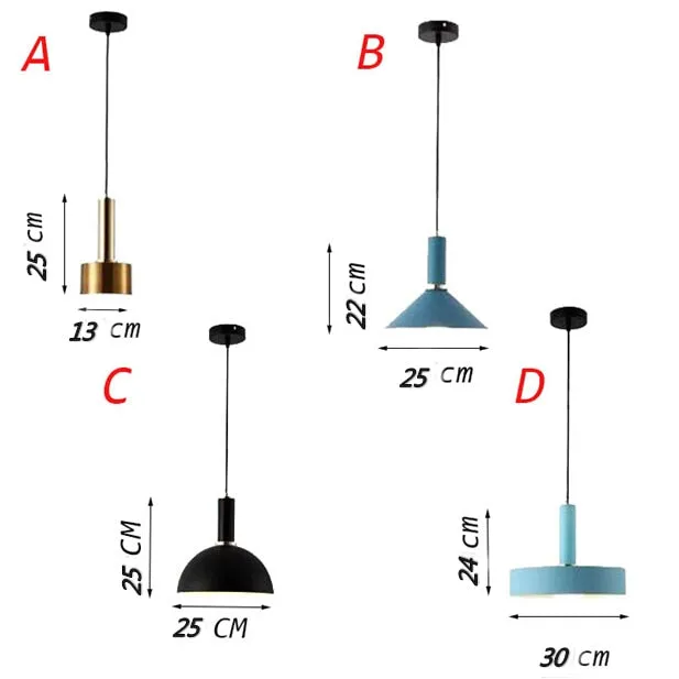 Nordic Style Pendant Lights Modern Lighting