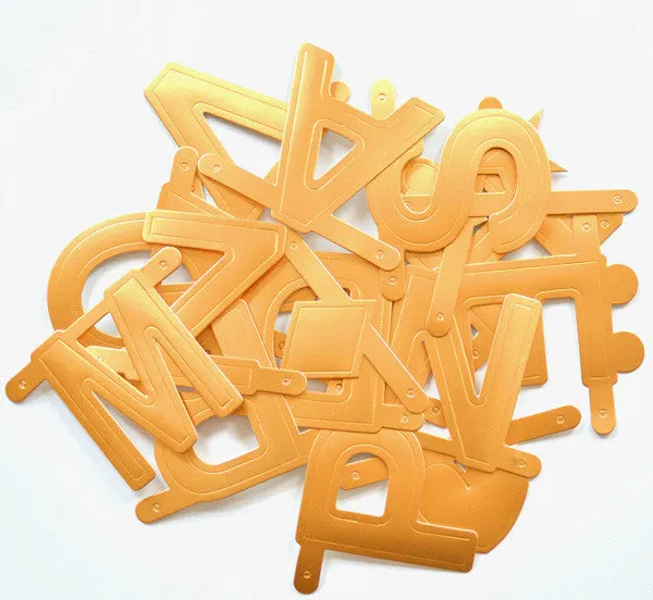 Omm Design - Gold Word Banner