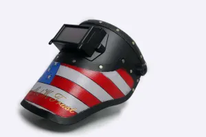 Outlaw Leather - Welding Hood - USA "In God we Trust"-Original
