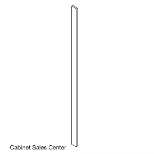 Oven Trim Wall Filler for Lacquer White/Ash/Gray - Modern Line