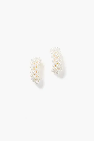 Pearl Irene Hoop Earring