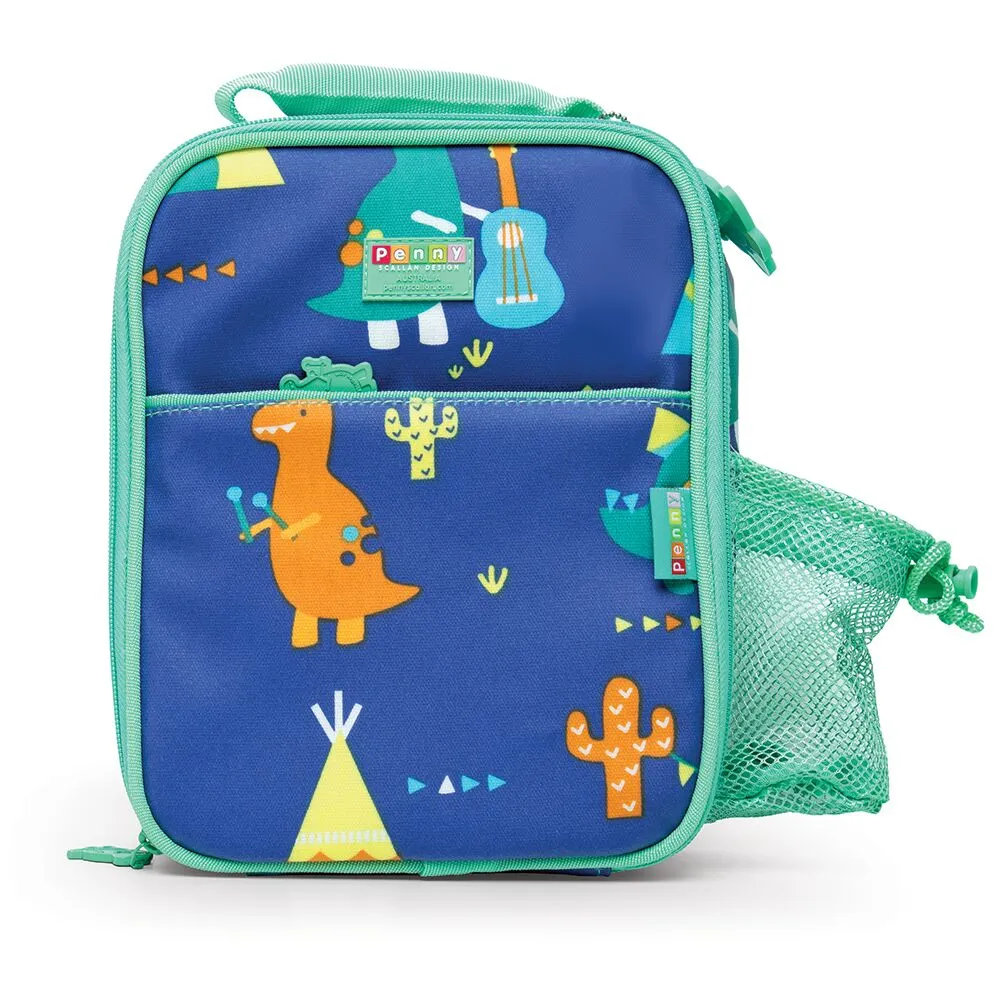 Penny Scallan Bundle of Large Backpack and Large Lunch Bag - Dino Rock