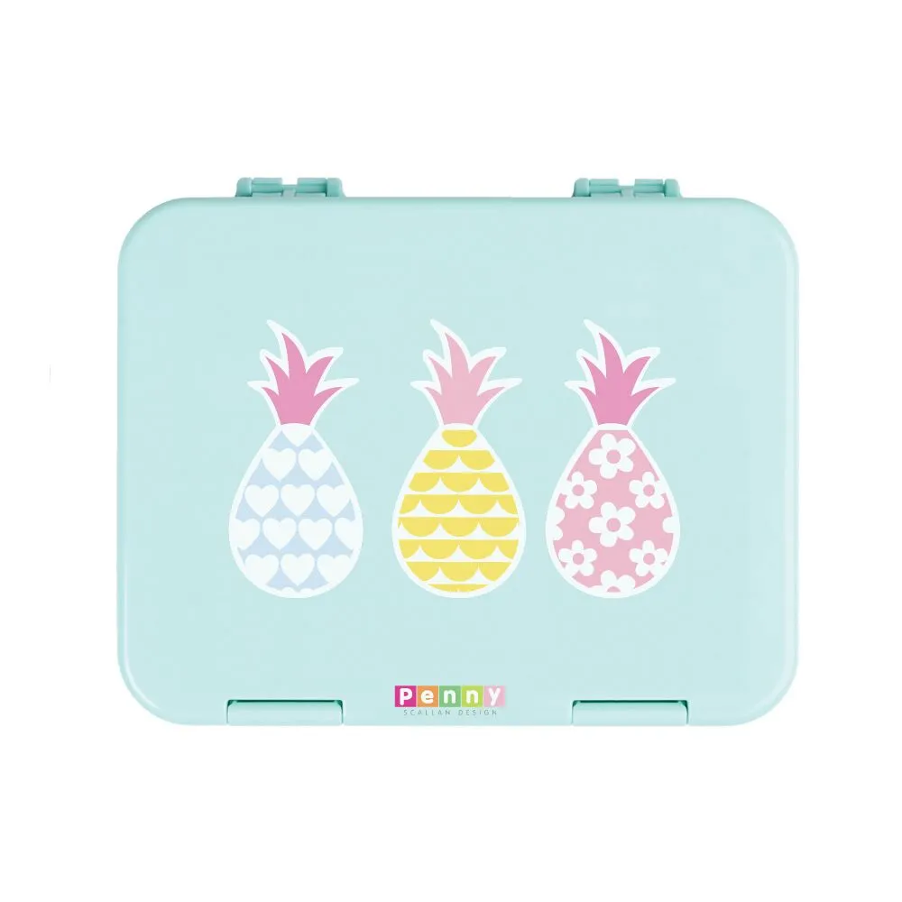 Penny Scallan Bundle of Large Lunch Bag and Large Bento Box - Pineapple Bunting