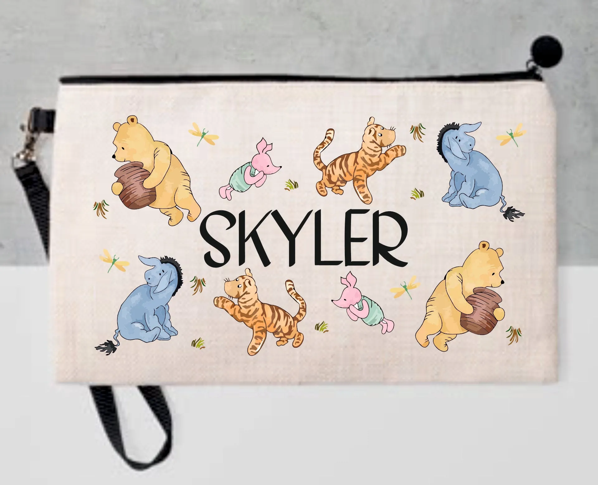 Personalised Winnie the Pooh Kids Drawstring Bag - Swimming Bag - PE Bag - I Love Winnie the Pooh