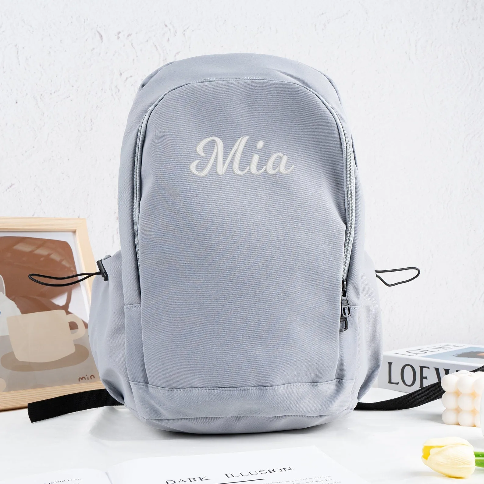 Personalized Backpack for Child, Custom Embroidery School Bags, Book Bag for Kids, Backpack for Students, Toddler Diaper Bag for Adult