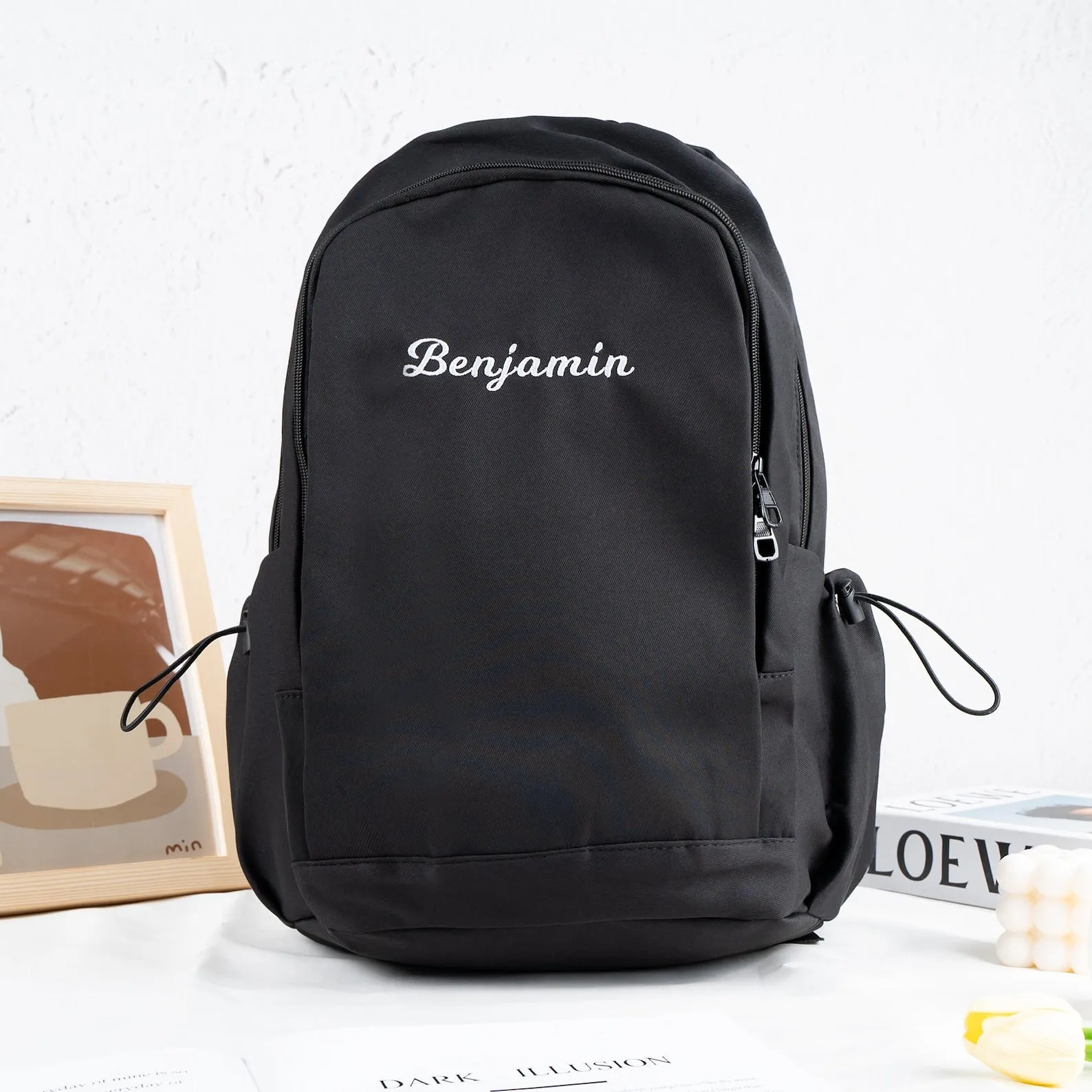 Personalized Backpack for Child, Custom Embroidery School Bags, Book Bag for Kids, Backpack for Students, Toddler Diaper Bag for Adult