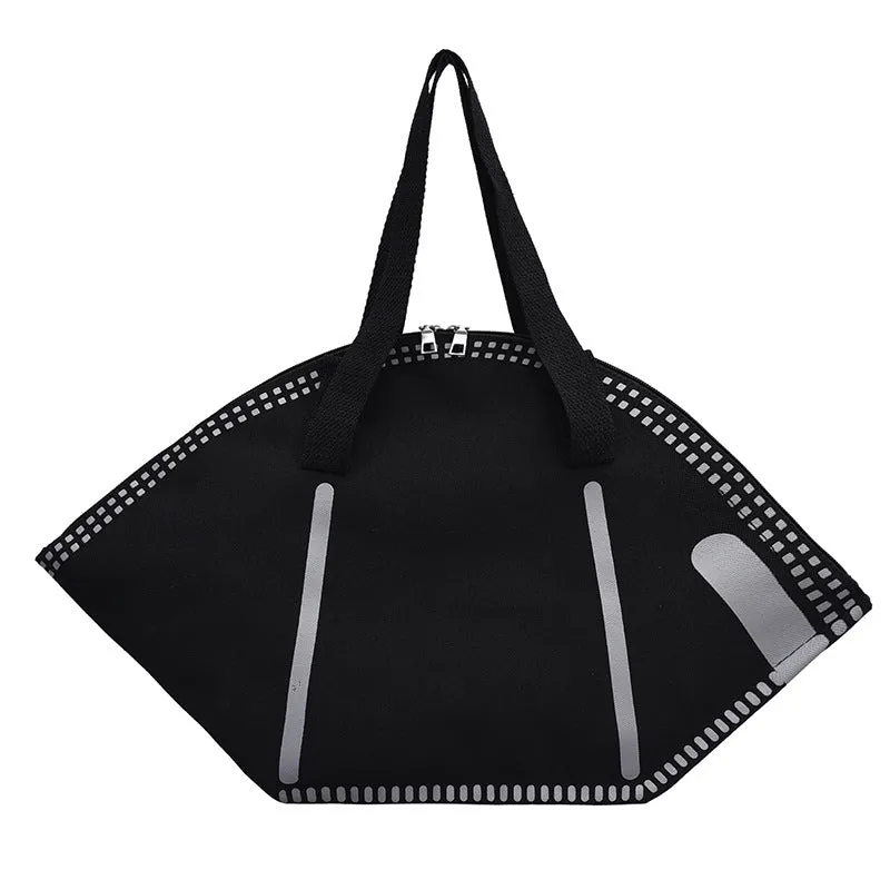 Personalized Face Mask Covid Tote Canvas Bag
