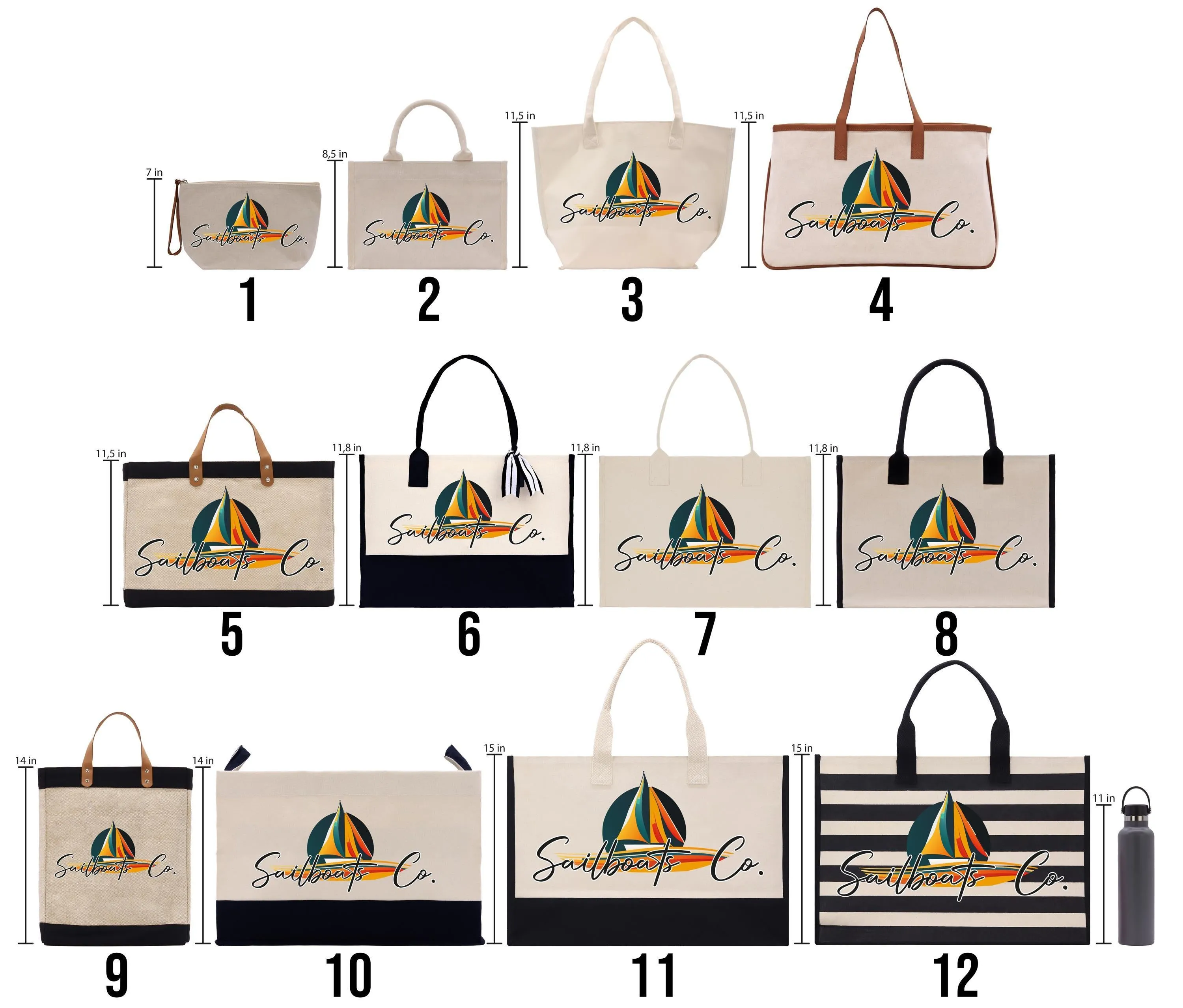 Personalized Name Date Mexico Cotton Canvas Tote Bag Custom Cancun Trip Bag Mexico Wedding Welcome Bag Party Favor Bags (MXTB1004)