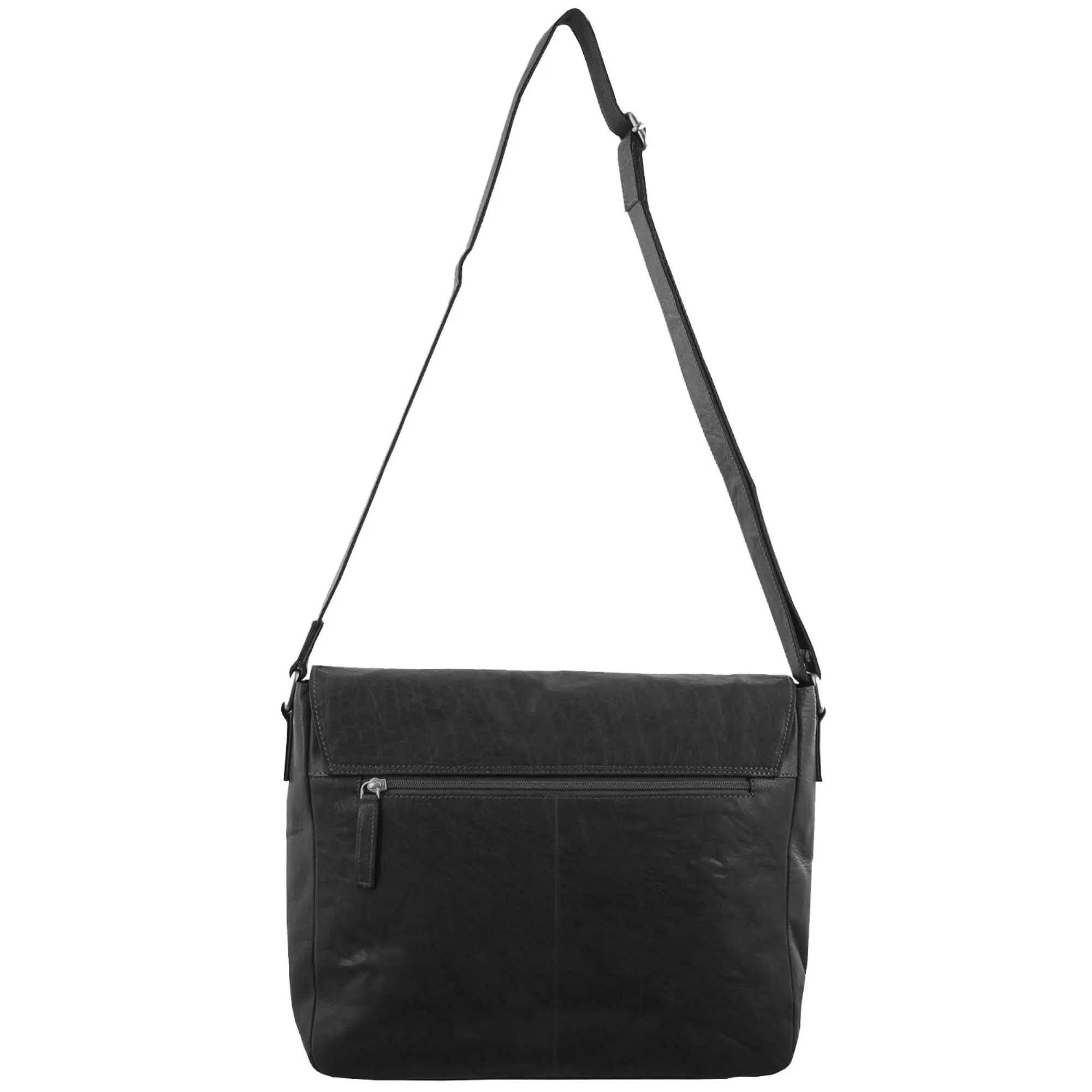 Pierre Cardin 15" Cross Body Laptop Bag (Black)