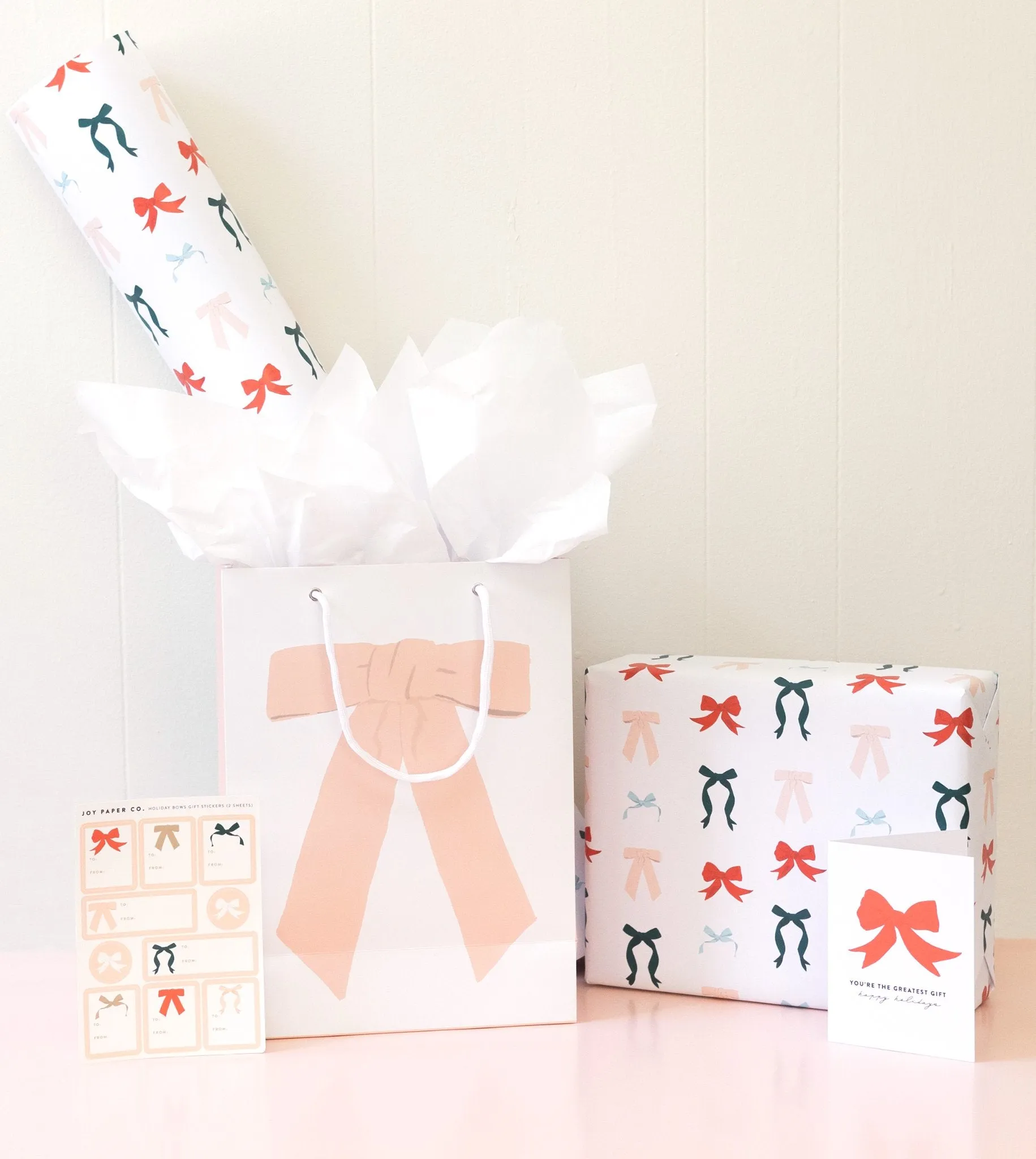 Pink Bow Gift Bag | Birthday, Holiday   Everyday