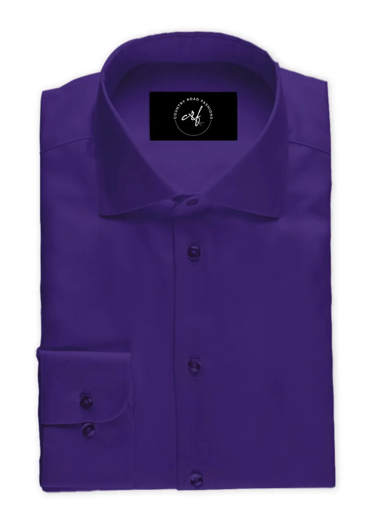 Plain Dark Purple Shirt