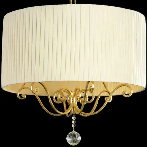 Pleated Drum Pendant