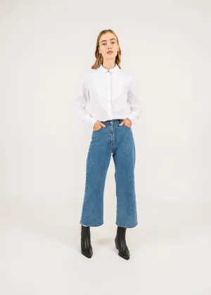 Plume Peter Pan Collar Blouse - SAINT JAMES x Ma Reine (BLANC) Plume Peter Pan Collar Blouse - SAINT JAMES x Ma Reine (BLANC)