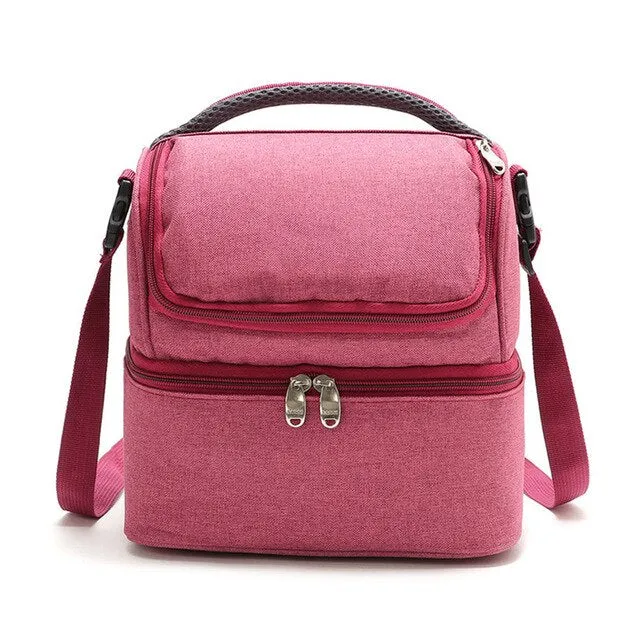 Portable Thermal Lunch Bag Cooler Insulated