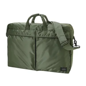 porter-yoshida & co. tanker 2way briefcase (sage green)