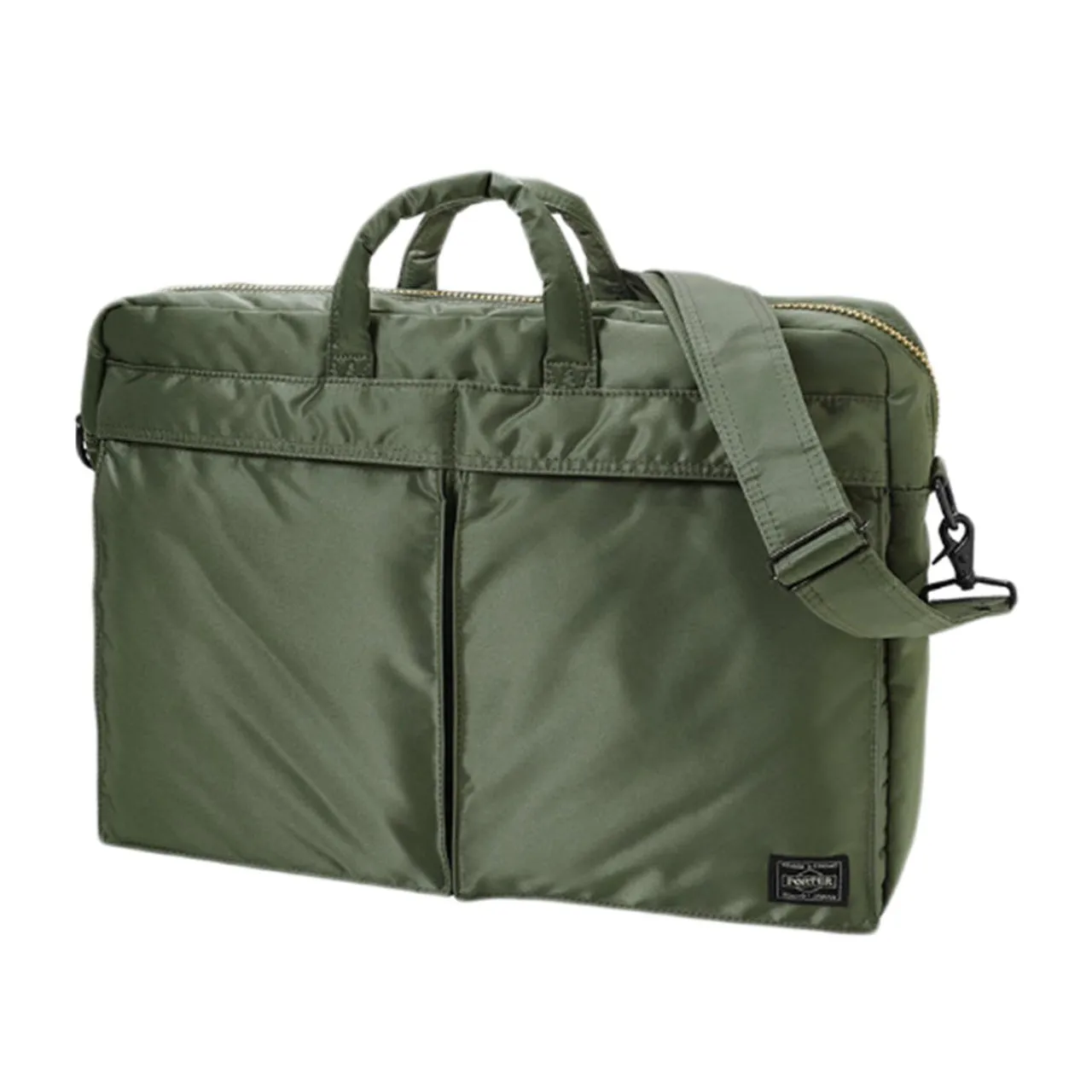 porter-yoshida & co. tanker 2way briefcase (sage green)