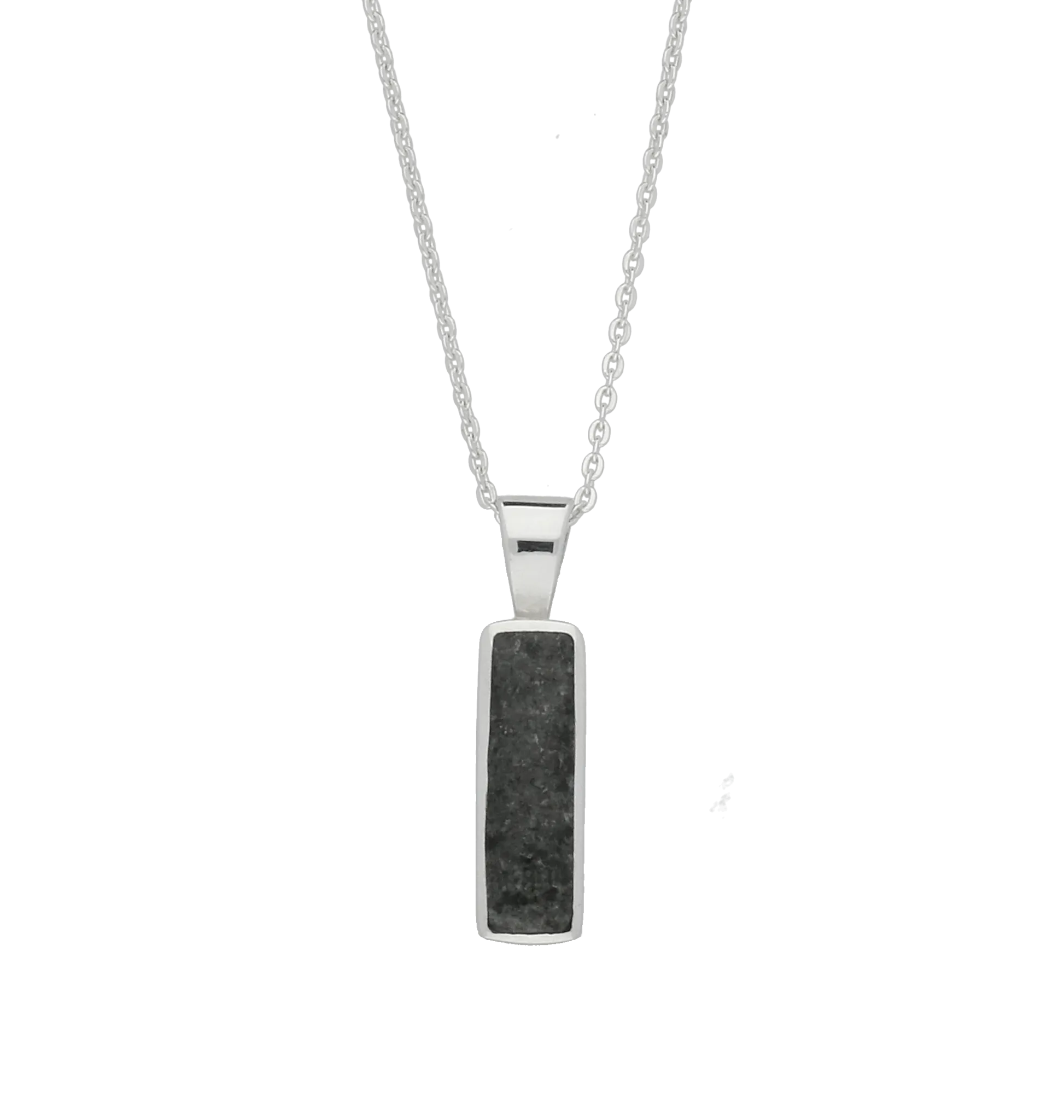 Preseli Bluestone Pendant Oblong And Silver