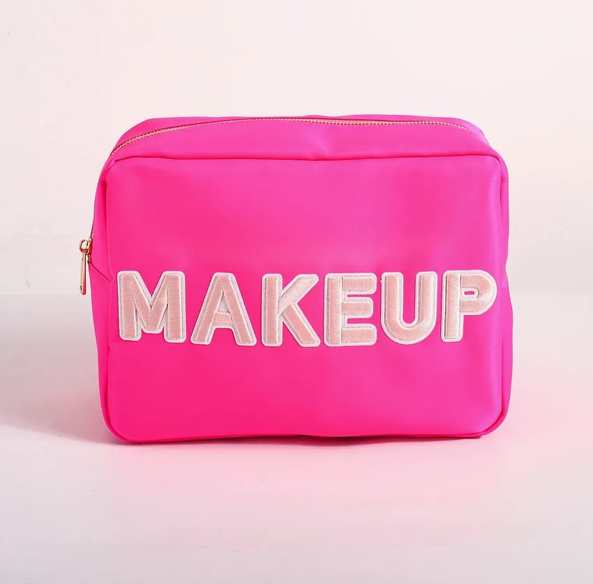 Pretty in Pink Makeup Bag