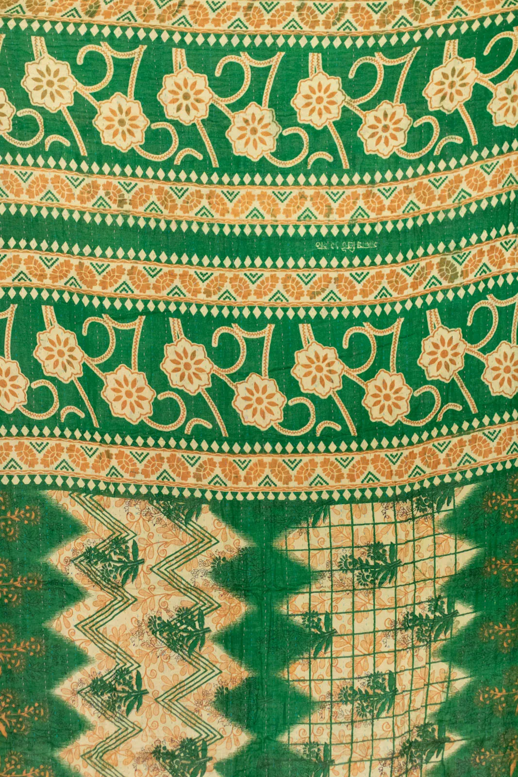 Radiant Kantha Throw