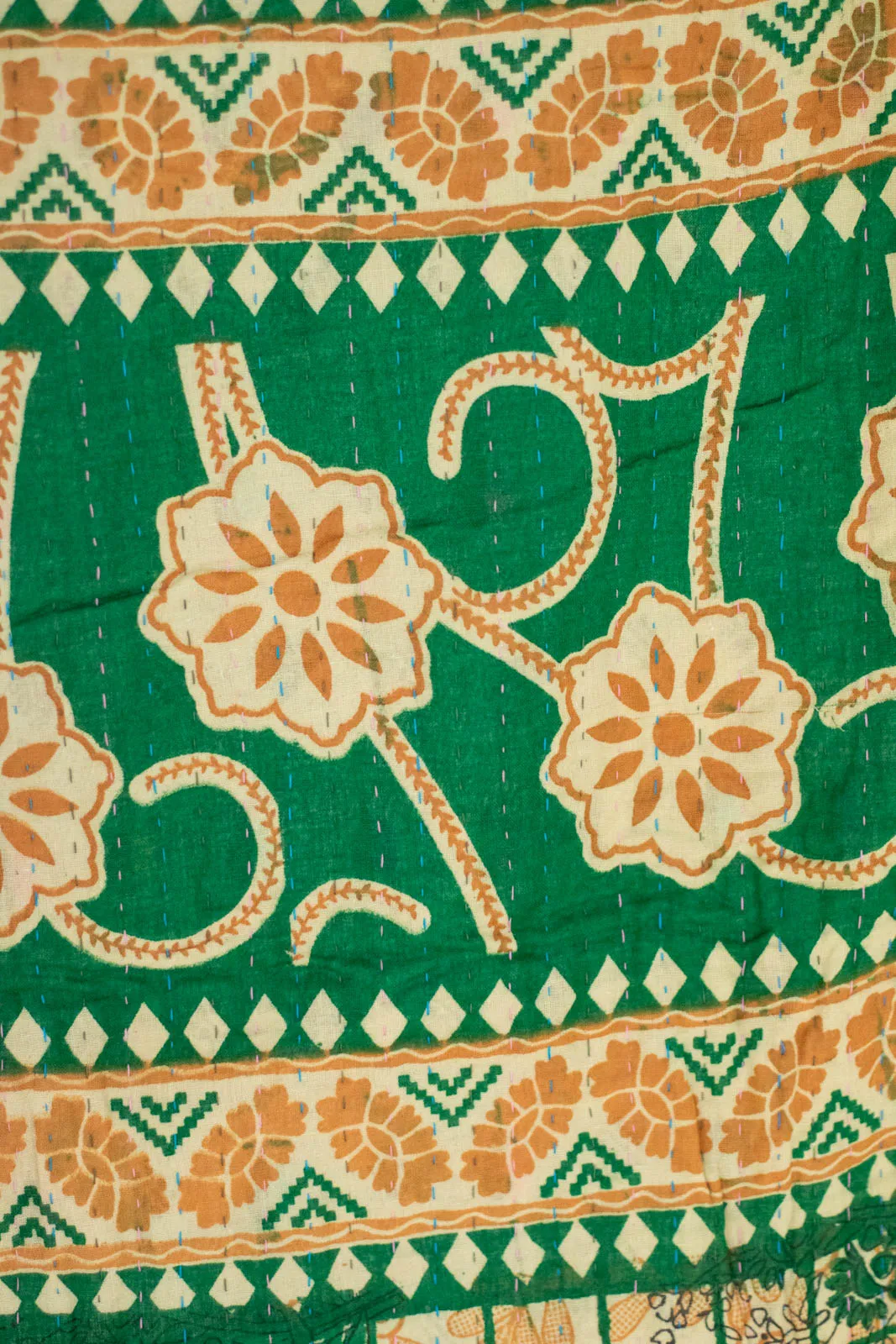Radiant Kantha Throw