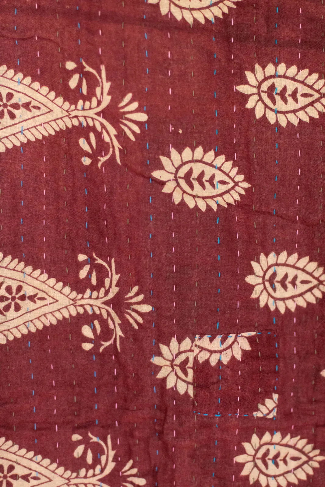 Radiant Kantha Throw