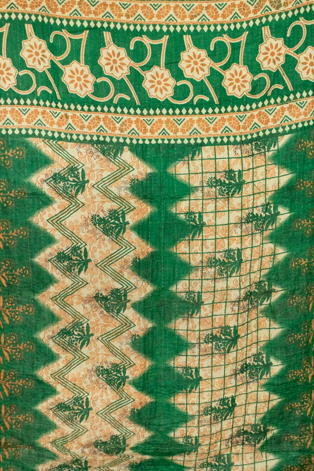 Radiant Kantha Throw