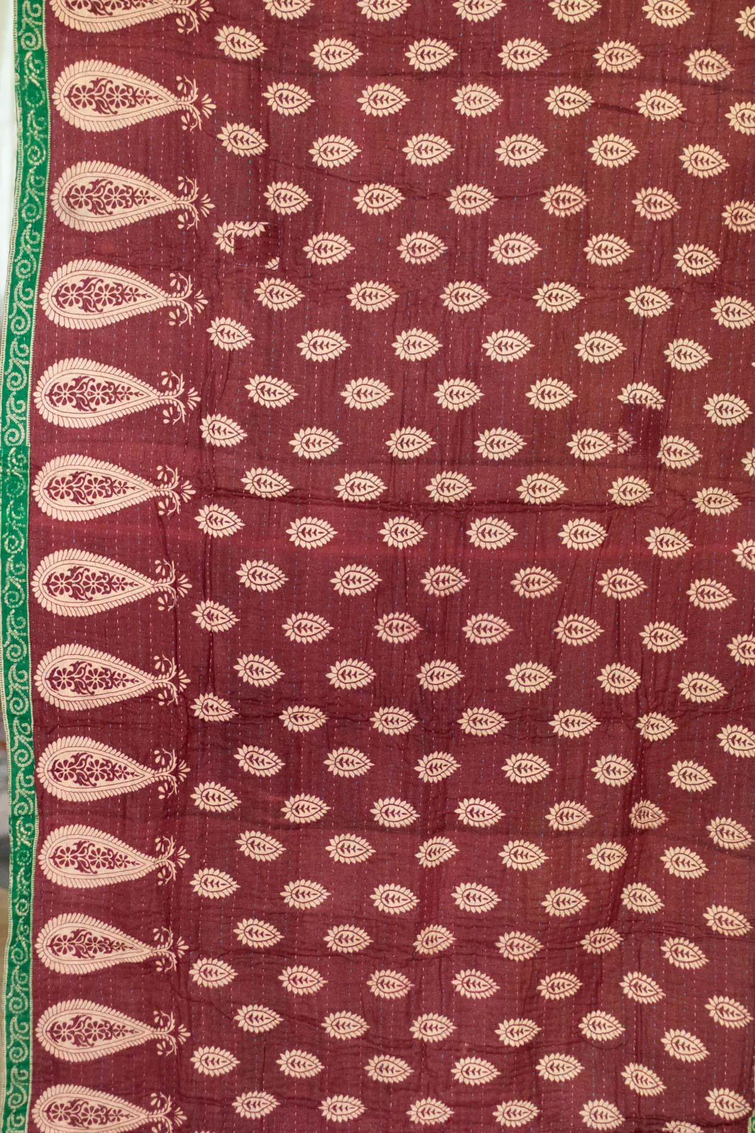 Radiant Kantha Throw