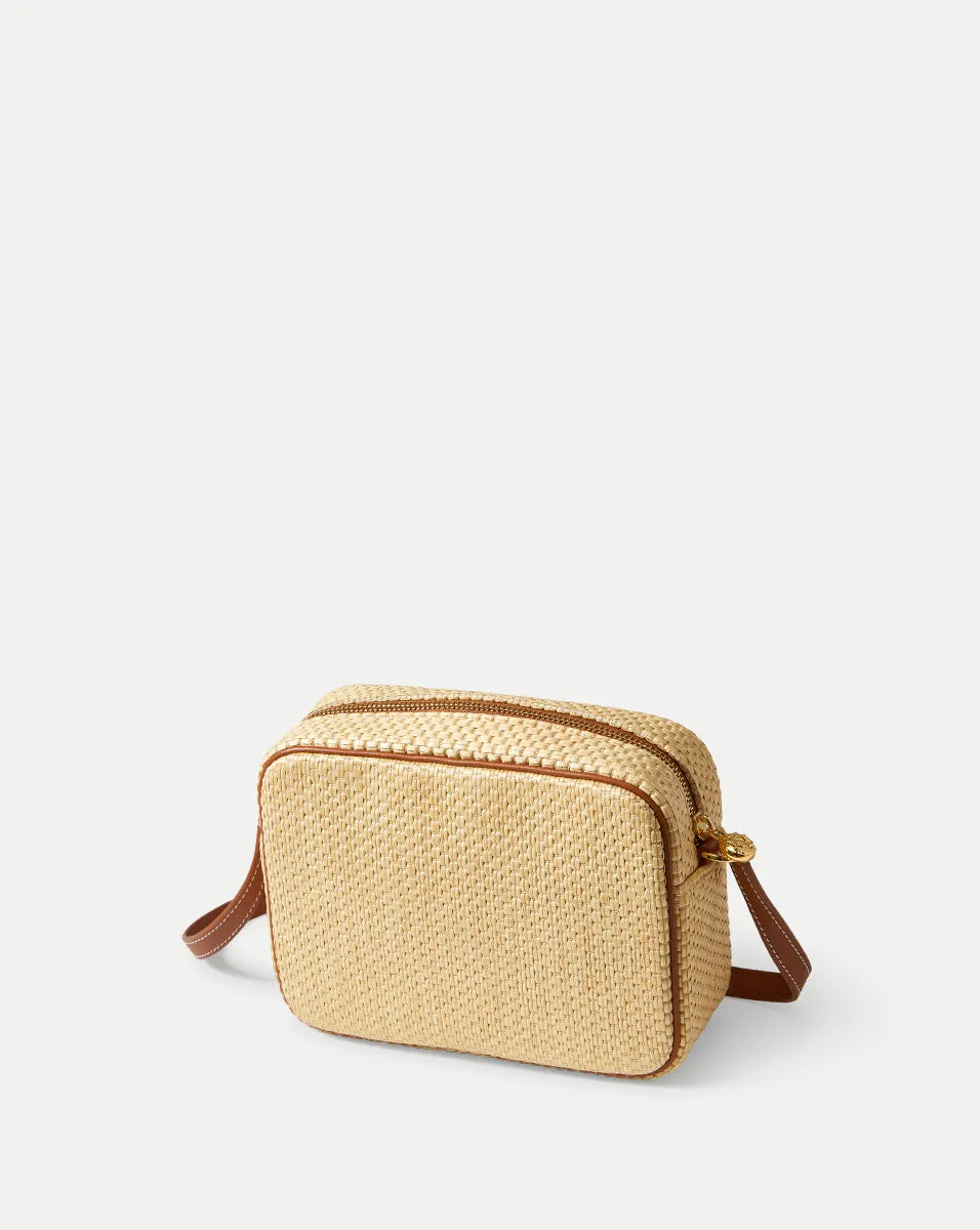 Raffia Click Crossbody