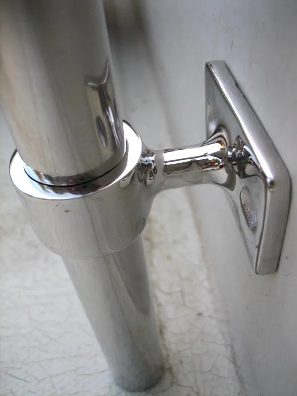 Rail Stanchion "Stand-Off" 90 Degree 1 1/8" - Fits Boston Whaler 13'   Others