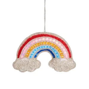Rainbow Zari Embroidery Decoration