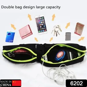 Reflective Waterproof Waist Bag for Running & Hiking