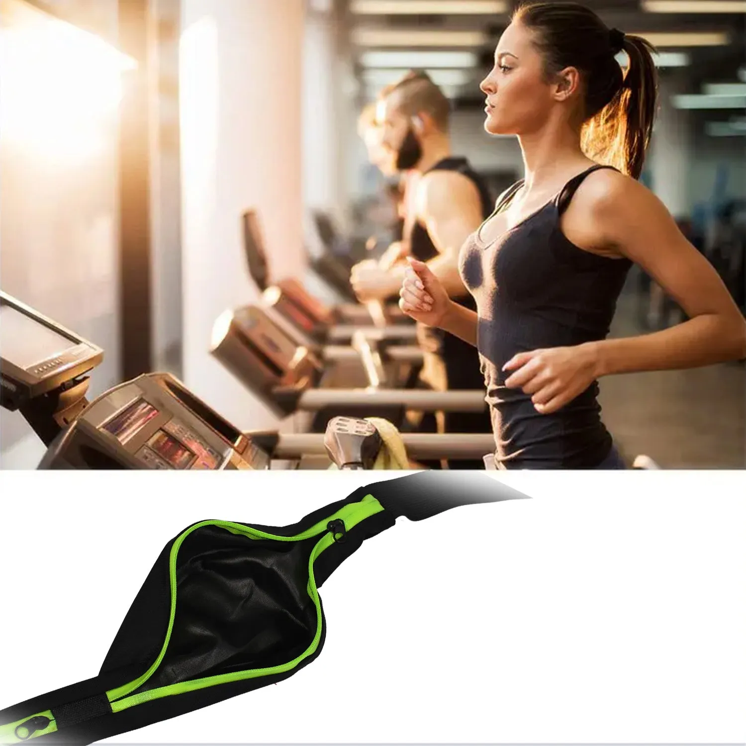 Reflective Waterproof Waist Bag for Running & Hiking