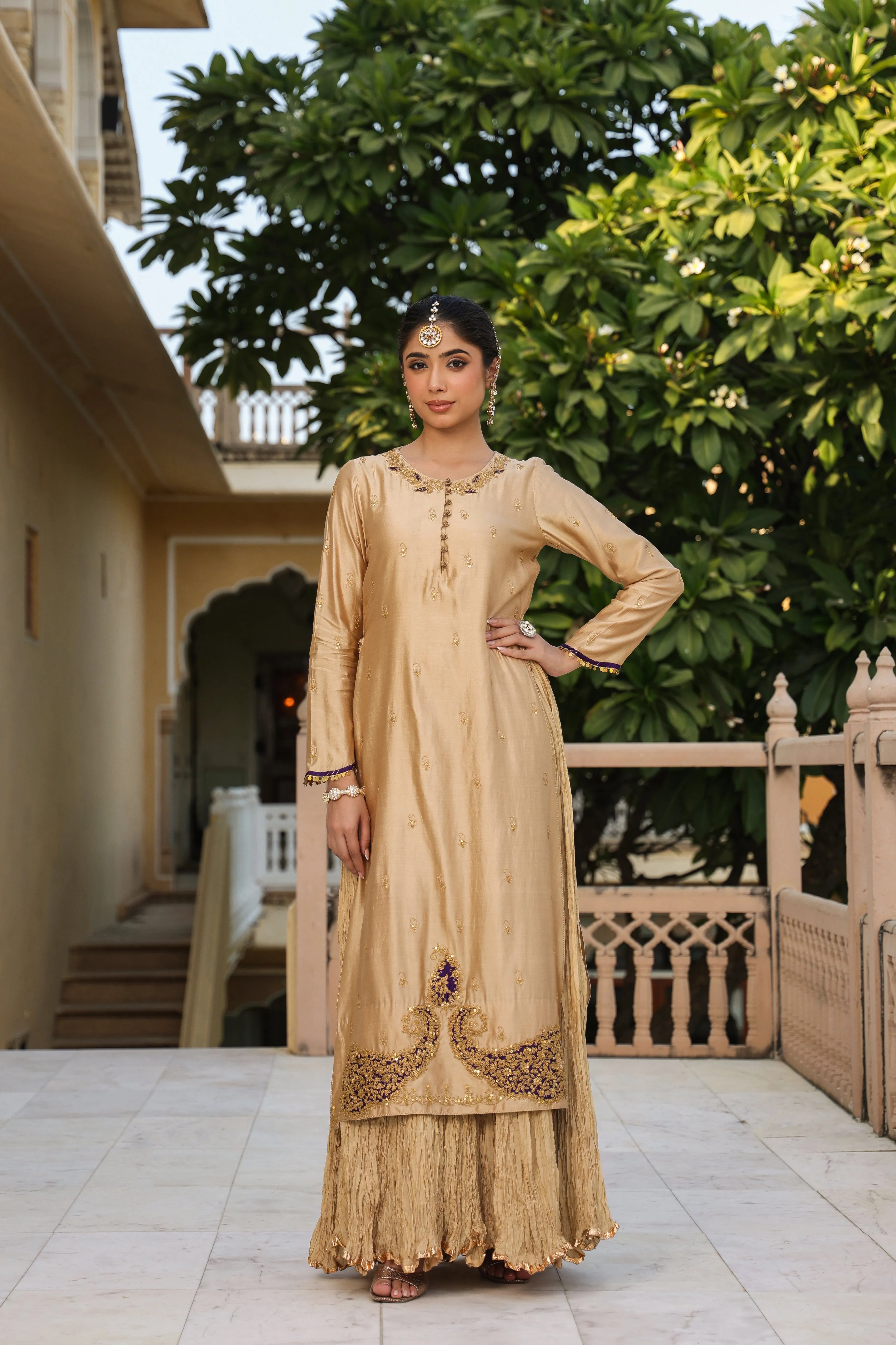 riwayat straight kurta set