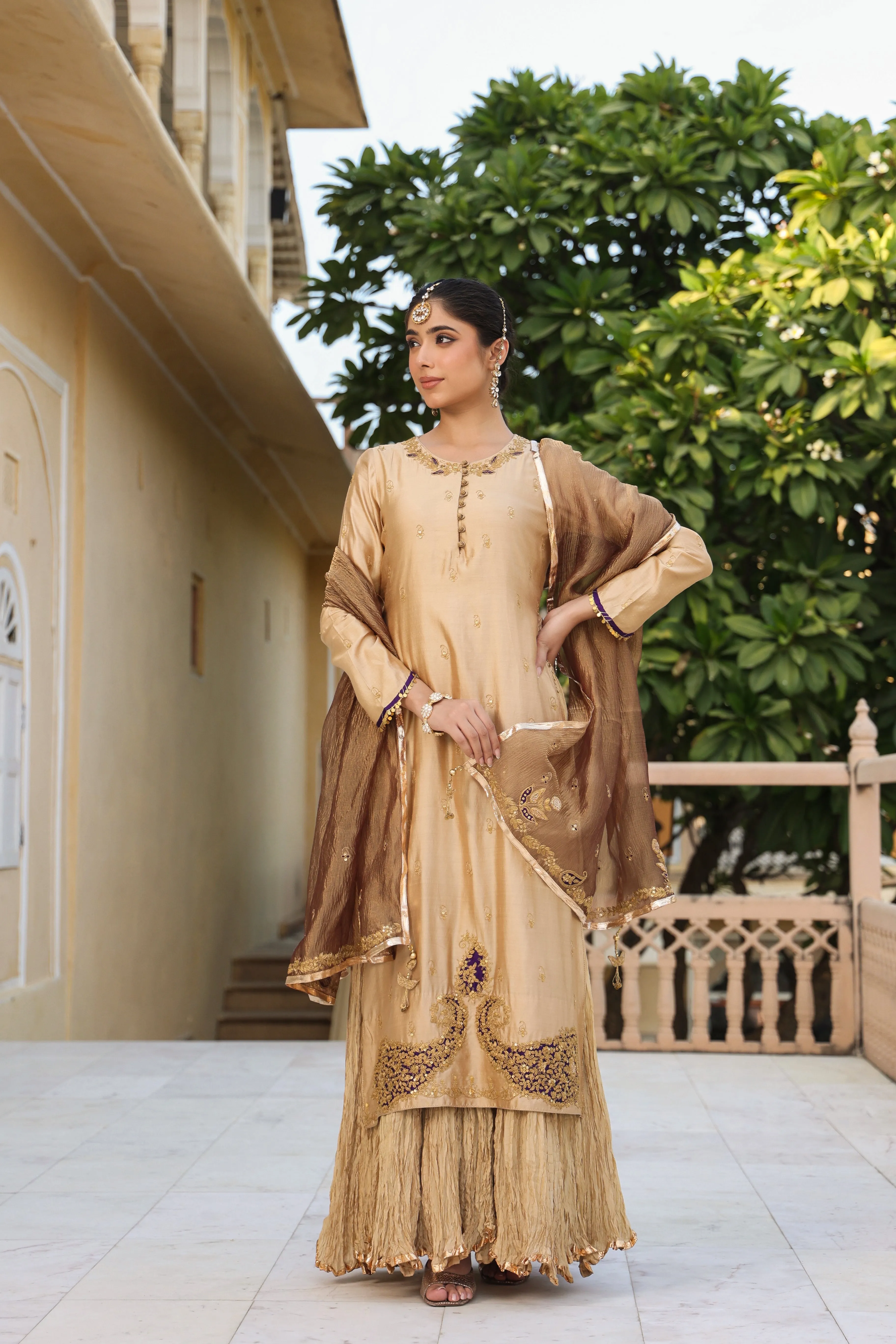 riwayat straight kurta set