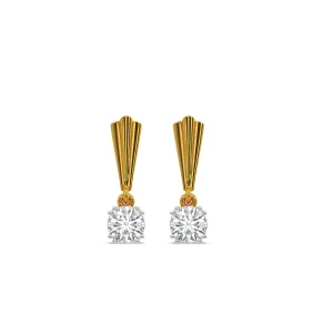 Saige Solitaire Earring