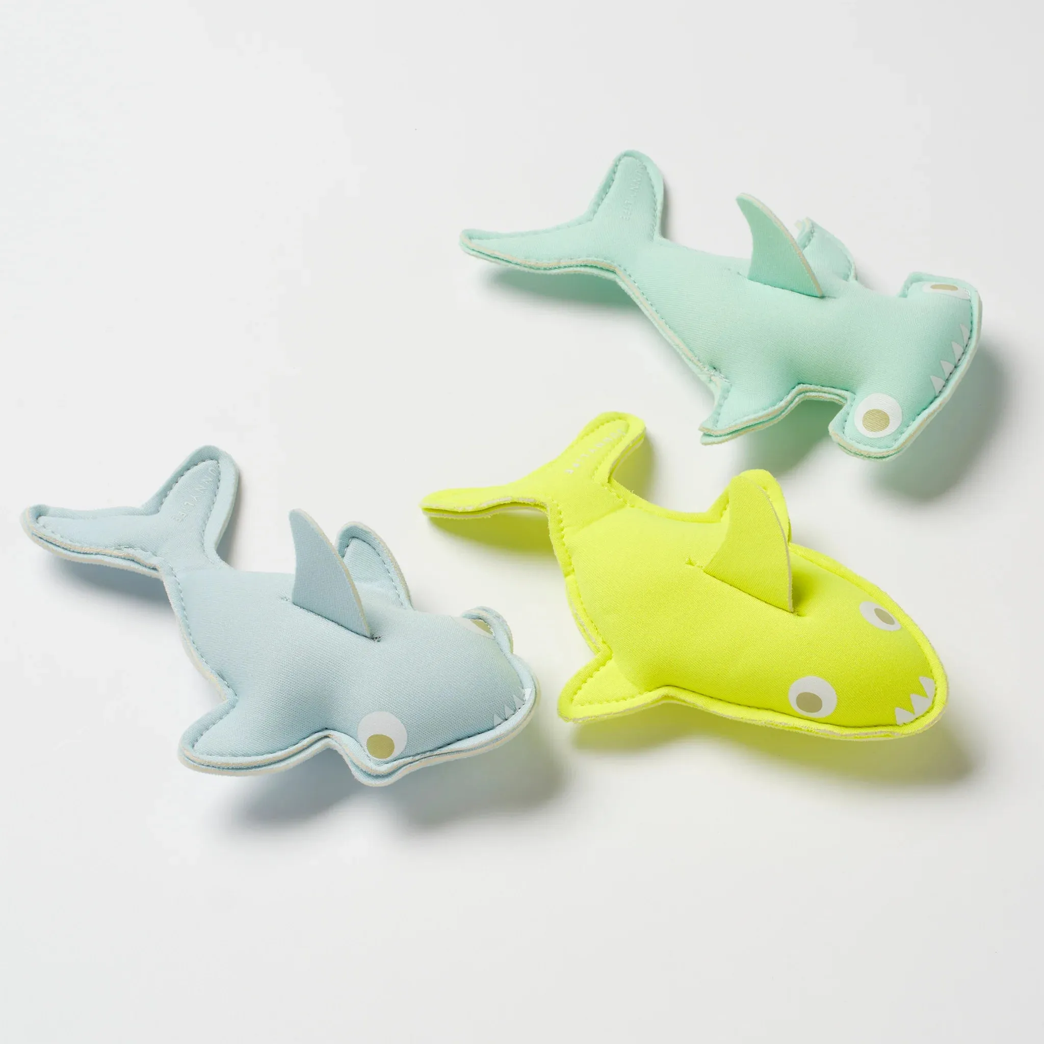 Salty the Shark - Dive Buddies - Aqua, Neon, Yellow