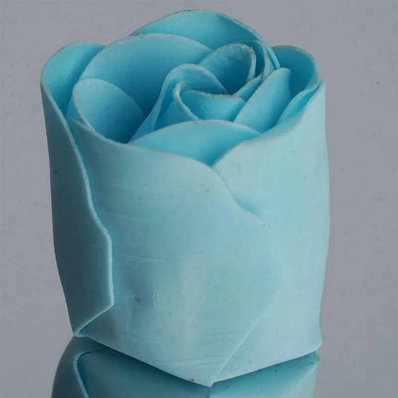 Scented Rose Soap Gift Box - Light Blue