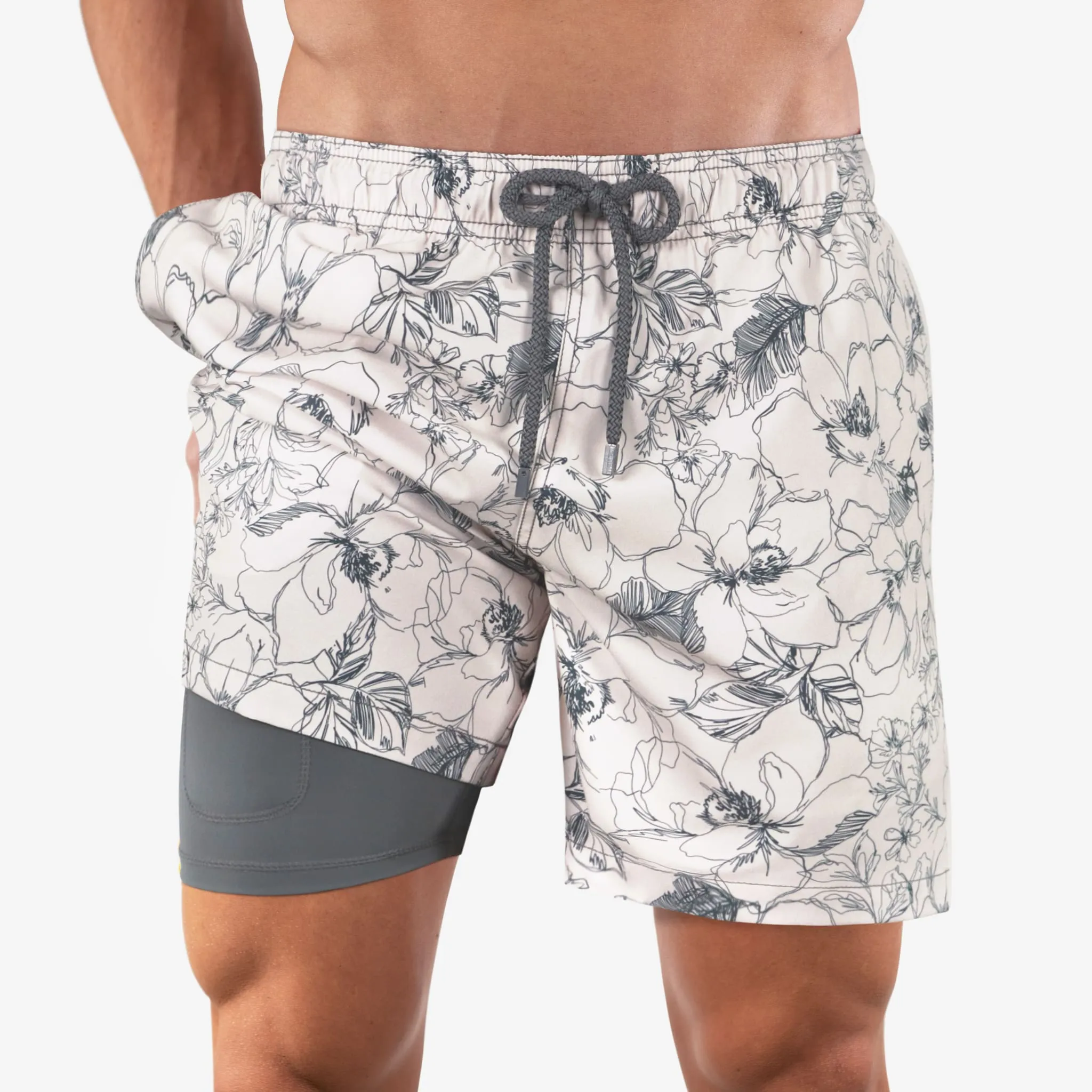 Secret Garden - Mid-Length Hybrid Short