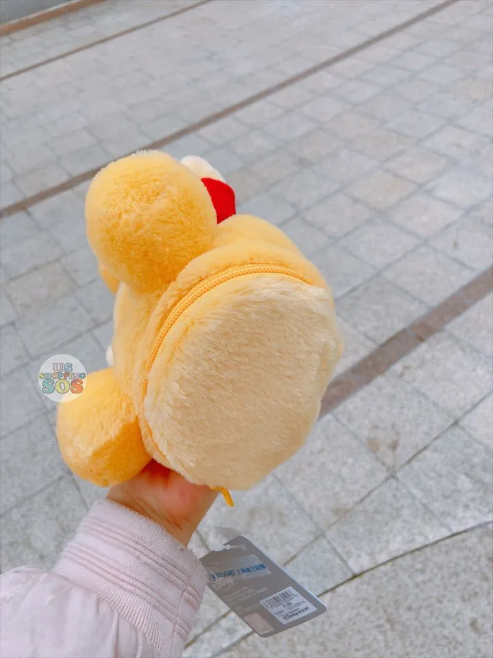 SHDL - Fluffy Winnie the Pooh Shaped Stationary/Cosmetic Bag