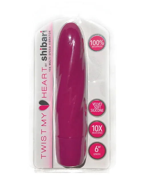 Shibari Twist My Heart Vibrator 10x - Pink