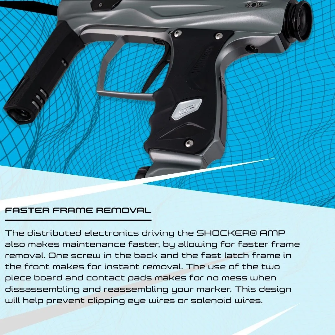 Shocker AMP - Dust Teal/Black - Paintball Gun