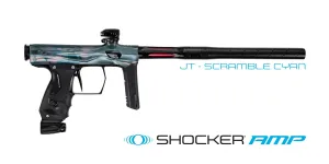 Shocker AMP - JT - Scramble Cyan - Paintball Gun