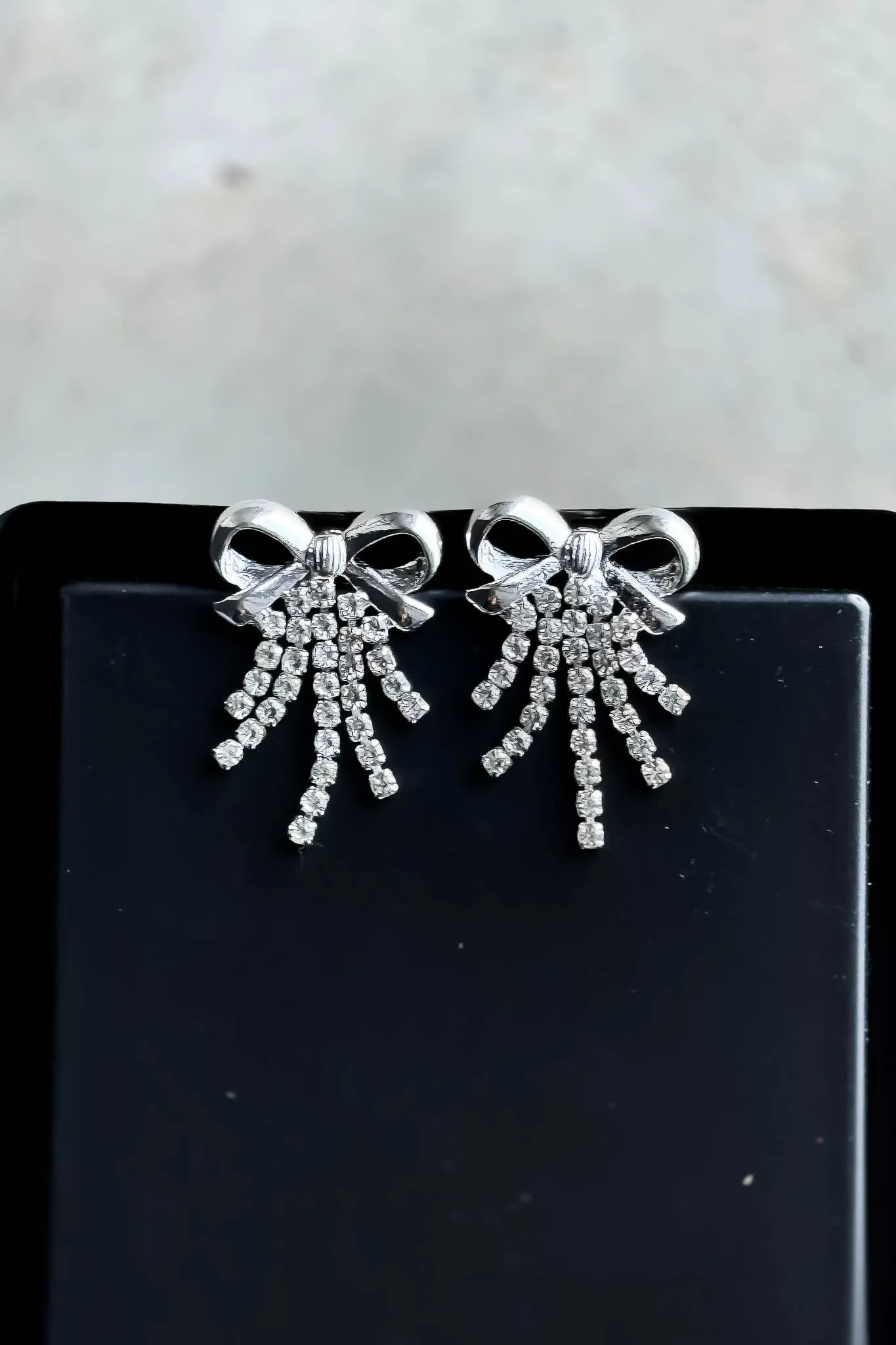 Silver Dazzling Bows