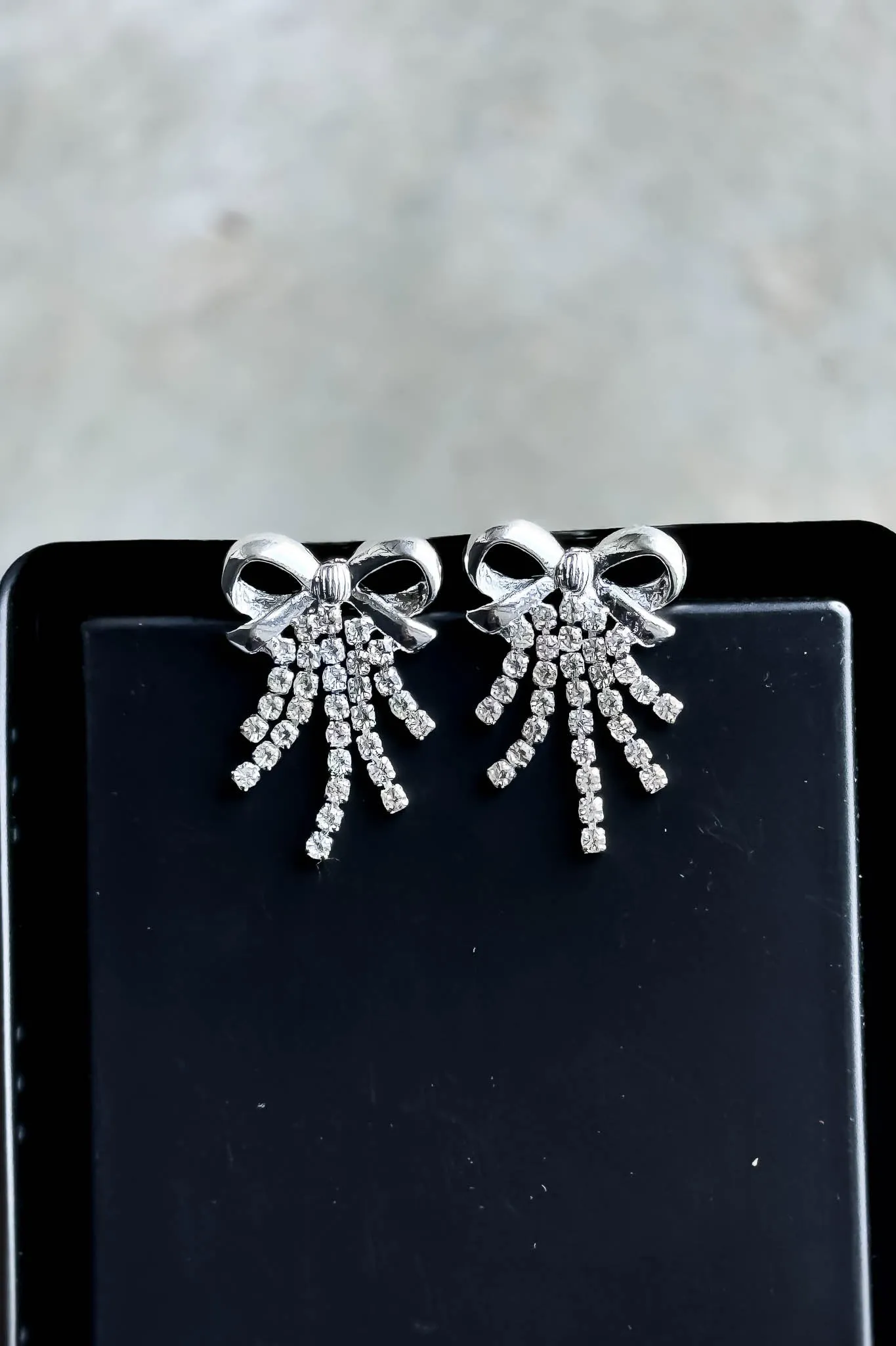 Silver Dazzling Bows