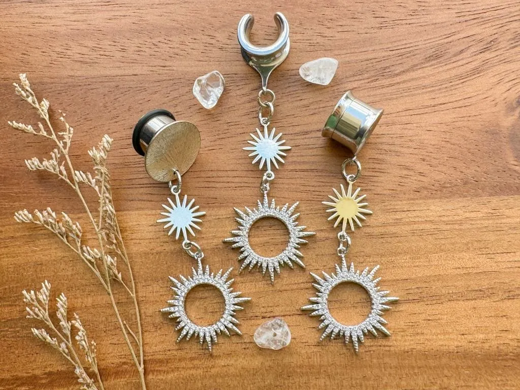 Silver Dazzling Double Suns