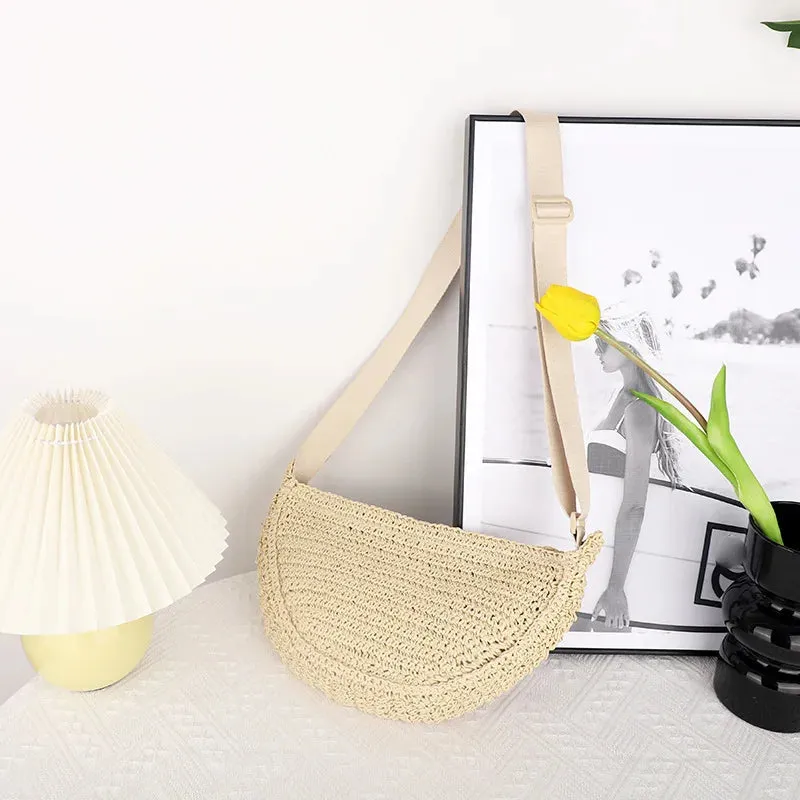 Simple Paper Rope Shoulder Bag