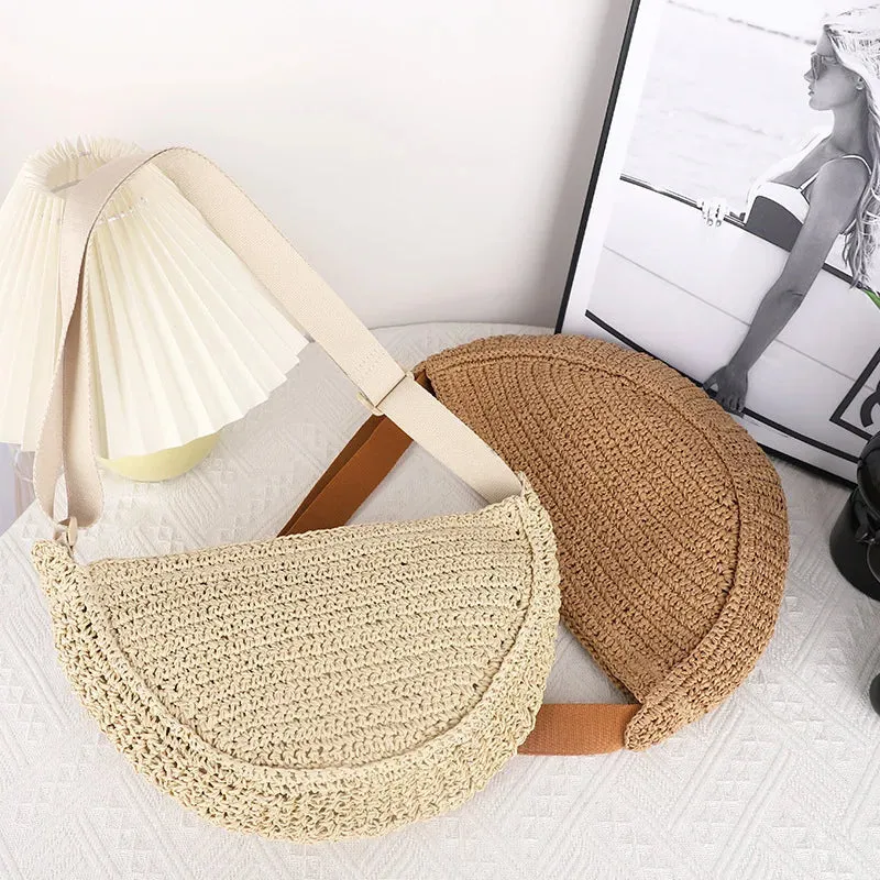 Simple Paper Rope Shoulder Bag